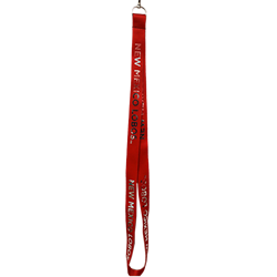 Neil Lanyard Laser Foil New Mexico Lobos Red