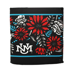 Koozie Sew UNM Interlocking Flower Power Black