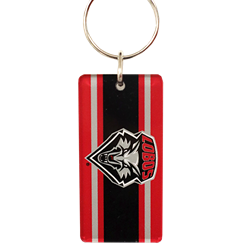 Keychain Lobos Shield Red/Black