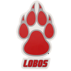 6" Lobos Paw Decal