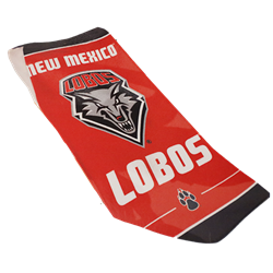 Beach Towel New Mexico Lobos UNM Red/Black