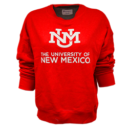 Women's Champion Crew Triumph Fleece UNM Red