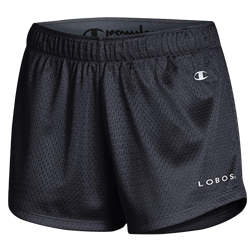 Women's Champion Mesh Shorts Lobos Black