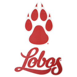 CDI Decal Lobos Paw Red/White