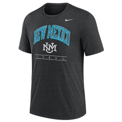 Men's Nike T-shirt BCS Tri Blend New Mexico Black Heather