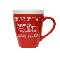 Holiday Truck Mug UNM Red/White