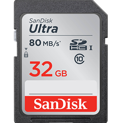 SanDisk 32GB Ultra UHS-I SDHC Memory Card