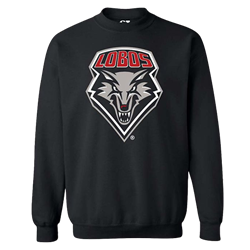 Unisex CI Sport Crew Soft Touch UNM Lobos Black