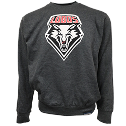 Unisex CI Sport Crew Soft Touch UNM Lobos Charcoal Heather