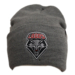 Unisex Carhartt College House Beanie Lobos Shield Heather Gray