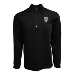 Men's C&B Traverse Stretch 1/4 Zip PulloverLobos Shield Black