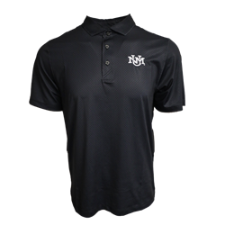 Men's C&B Pike Eco Tonal Geo Polo UNM Black