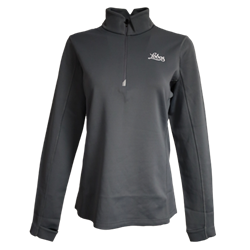 Women's C&B Traverse Stretch 1/4 Zip Pullover Lobos Gray