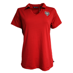 Women's C&B Daybreak Eco Polo Lobos Red