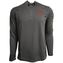 Men's C&B Pique Ice Pullover Half Zip UNM Titanium