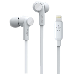 Bel Soundform Wired Earbuds White Lightning Connector