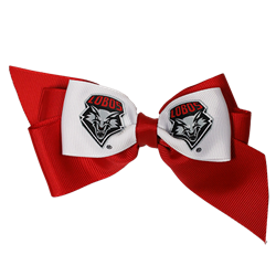 Bow Streamer Lobos Shield White/Red