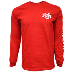 Unisex MVS Long Sleeve T-shirt UNM Red