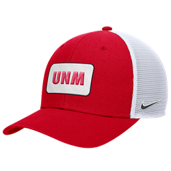 Men's Nike BCS Rise Trucker Adjustable UNM Red/White