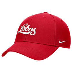 Men's Nike Cap BCS Rise Structured Adjustable Lobos Red