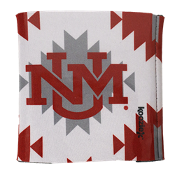 Koozie MCM Britepix Can Cooler Aztec UNM Red/White