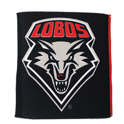 WI Can Cooler Lobos Shield Red/Black