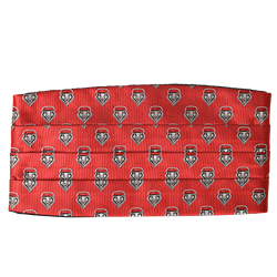 Unisex Affinity Cummerbund Lobo Shield Red