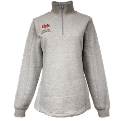 Women's Sport-Tek Quarter Zip UNM Health Sciences Gray