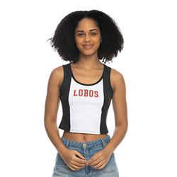 Women's ZooZatz Tank Top Lobos Black/White
