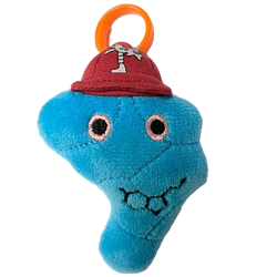 Giant Microbes Serotonin Keychain