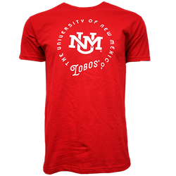 Unisex The Duck Company T-shirt The University of New Mexico Red
