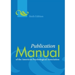 Publication Manual of the American Psychological Association®