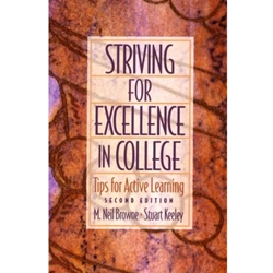 STRIVING FOR EXCELLENCE IN COLLEGE