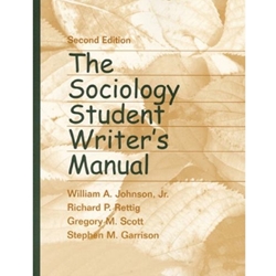 SOCIOLOGY STUDENT WRITERS MANUAL 2/E