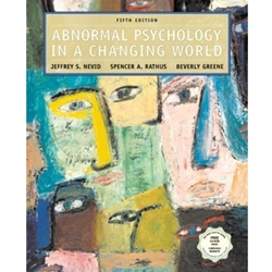 (SET2) ABNORMAL PSYCHOLOGY CHANGING WORLD 5/E(W/CDROM)