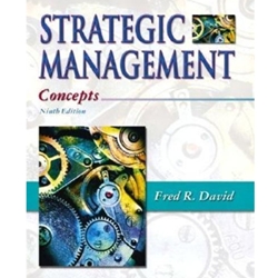 STRATEGIC MANAGEMENT 9/E - CONCEPTS