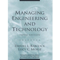 MANAGING ENGINEERING & TECHNOLOGY 3/E