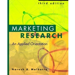 MARKETING RESEARCH 3/E - APPLIED ORIENTATION