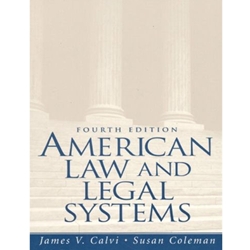 AMERICAN LAW & LEGAL SYSTEMS 4/E