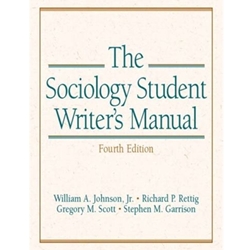 SOCIOLOGY STUDENT WRITER'S MANUAL