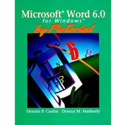 MICROSOFT WORD 6.0 FOR WINDOWS PICTORIAL