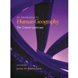 CULTURAL LANDSCAPE - INTRO TO HUM GEOG