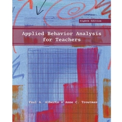 (SUB) APPLIED BEHAVIOR ANALYSIS FOR TEACHERS 8/E