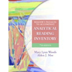 ANALYTICAL READING INVENTORY (SET ONLY-TEXT/RDR'S PASSAGES/2 CD'S )