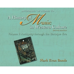 ANTHOLOGY OF SCORES TO HISTORY OF MUSIC VOL 1