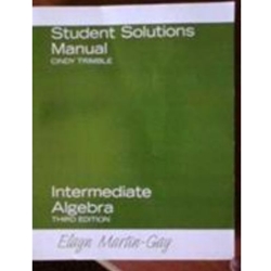 ST SOL MNL FOR INTERMEDIATE ALGEBRA (W/658 PGS)