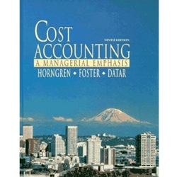 COST ACCOUNTING 9/E