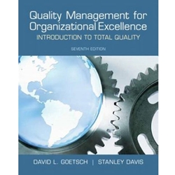 QUALITY MANAGEMENT FOR ORGANIZATIONAL EXCELLENCE 7/E