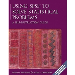 (SET) USING SPSS TO SOLVE STATISTICAL PROB W/ DISK