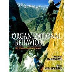 ORGANIZATIONAL BEHAVIOR - PERSON ORGANIZATION FIT